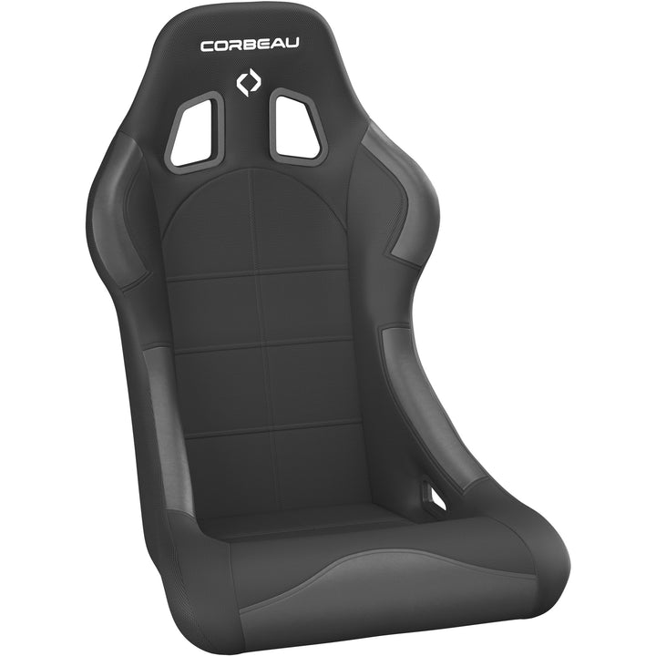 Corbeau Forza Wide Racing Seat Black Cloth Pair