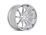 2005-2025 Ferrada Wheels CM2 Machine Silver with Chrome Lip Wheel; 19x8.5;