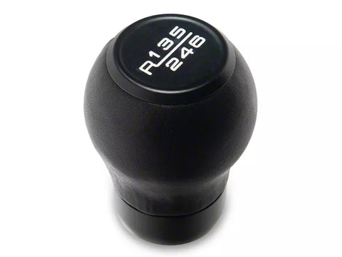 2024-2025 Mustang GT, Dark Horse SpeedForm 6-Speed Leather Shift Knob