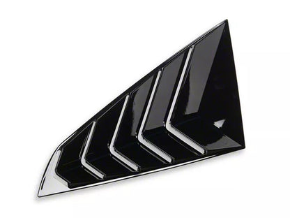 2024-2025 Mustang SpeedForm Sport Quarter Window Louvers Gloss Black