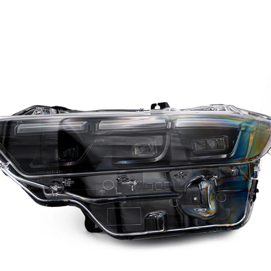 2024-2025 Ford Mustang S650 Headlights With Gloss Black Housing (Pair)