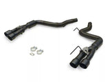 2024-2025 W/ Active Exhaust Flowmaster Outlaw Axle-Back Exhaust System with Black Tips