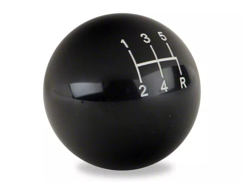 1979-2004 Billet Retro Style 5-Speed Shift Knob; Black