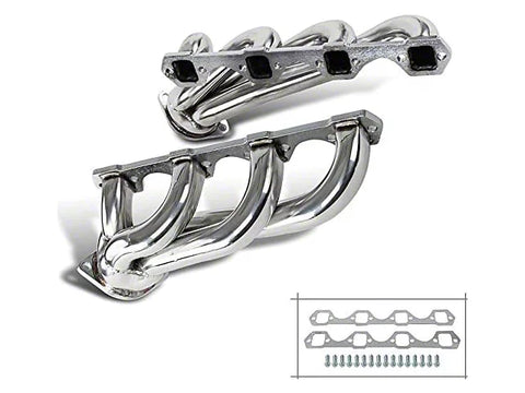 1979-1993 Mustang 5.0 Shorty Headers Chrome