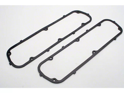 1979-1995 Small Block V8 Mustang Valve Cover Gaskets; Rubber with Streel Core