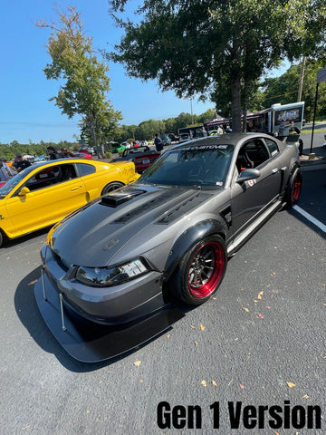 Carter's Customs New Edge Mustang Side & Rear Splitter Combo