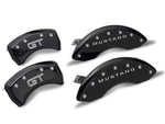 2005-2009 MGP Brake Caliper Covers with GT Logo; Black; Front and Rear