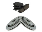 2015-2023 Mustang GT, EcoBoost w/ Performance Pack Ceramic Performance Brake Rotor and Pad Kit; Rear