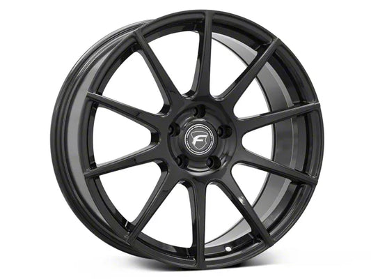 2005-2025 Forgestar CF10 Monoblock Piano Black Wheel; 19x9; 35mm Offset