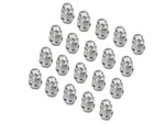 1979-2014 Chrome Acorn Lug Nut Kit; 1/2-Inch x 20; Set of 20