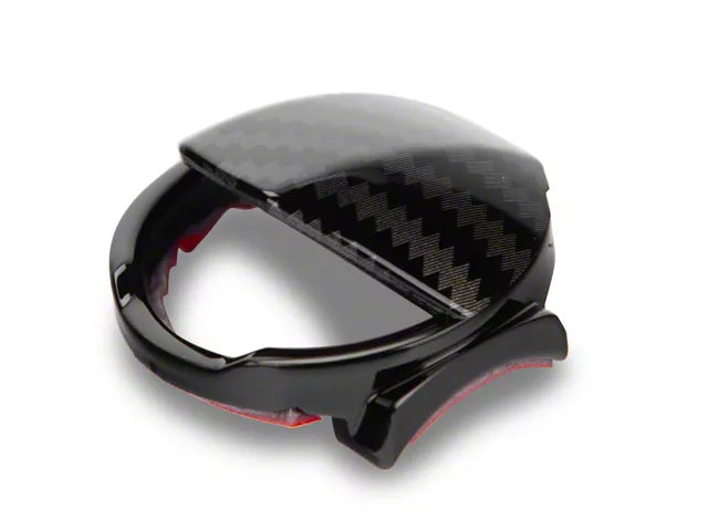 2015-2023 Mustang SpeedForm Start Button Cover; Carbon Fiber