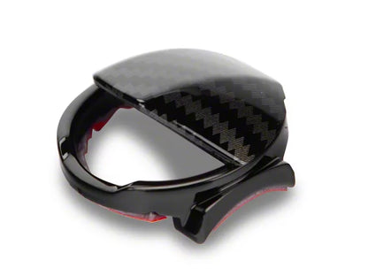 2015-2023 Mustang SpeedForm Start Button Cover; Carbon Fiber