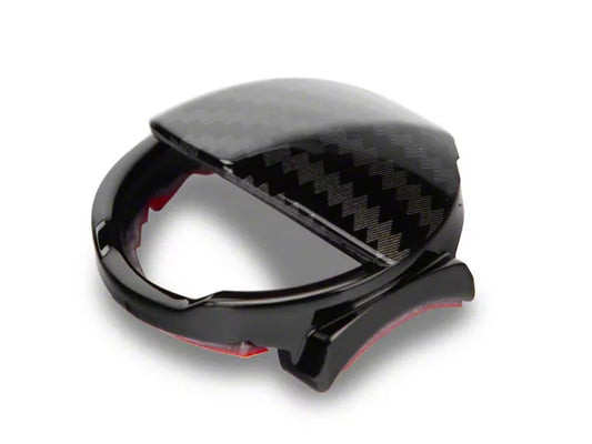 2015-2023 Mustang SpeedForm Start Button Cover; Carbon Fiber