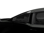 2005-2014 Quarter Window Louvers; Gloss Black