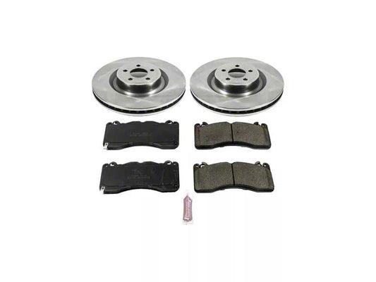 2015-2023 Mustang GT w/ Performance Pack PowerStop OE Replacement Brake Rotor and Pad Kit; Front