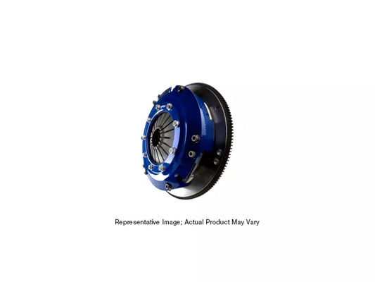 2018-2023 Mustang GT Spec Organic Trim Super Twin Clutch Kit with Flywheel; 26-Spline