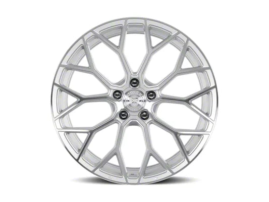 2005-2025 Dolce Performance Pista Gloss Silver Machined Face Wheel; 19x8.5; 35mm Offset