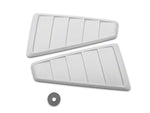 2005-2009 Cervini's 1965 Style Quarter Window Louvers; Unpainted