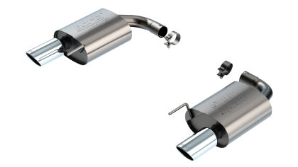 2024-2025 Mustang GT w/o Active Exhaust Borla ATAK Axle-Back Exhaust with Polished Tips