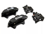 2005-2014 Ford Performance Brembo 6-Piston 15-Inch Big Brake Upgrade Kit; Gloss Black Calipers