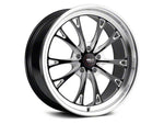 2005-2025 WELD Performance Belmont Drag Gloss Black Milled Wheel; Rear Only; 18x10; 50mm Offset