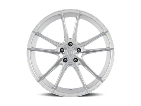 2005-2025 Dolce Performance Vain Gloss Silver Machined Face Wheel; 19x8.5; 35mm Offset