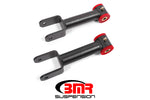 1979-2004 BMR Non-Adjustable DOM Rear Upper Control Arms; Polyurethane Bushings; Black Hammertone