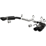 2018-2023 Mustang GT w/ Active Magnaflow Competition Series Axle-Back Exhaust System with Black Tips