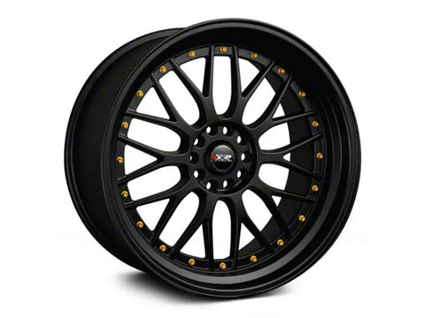 1994-2025 XXR 521 Black with Gold Rivets Wheel; 19x10; 25mm Offset