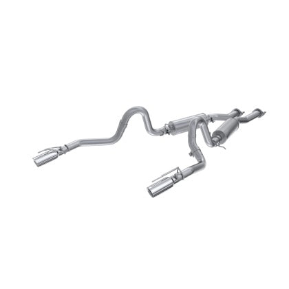 1999-2004 Mustang GT, Mach 1 MBRP Armor Lite Cat-Back Exhaust with Polished Tips