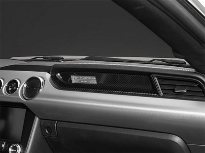 2015-2023 Mustang SpeedForm Passenger Dash Trim; Carbon Fiber Style