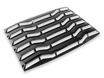 2005-2014 MP Concepts Rear Window Louvers; Gloss Black