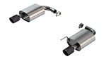 2024-2025 Mustang GT w/o Active Exhaust Borla ATAK Axle-Back Exhaust with Carbon Fiber Tips