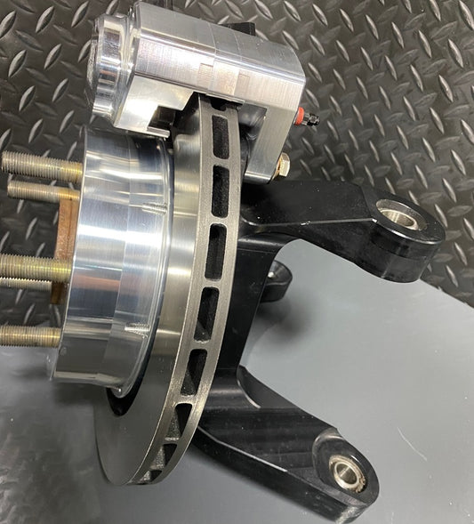 2015-2023 Mustang Rear Pro Street Brake Kit with AED Knuckles - Aerospace Components