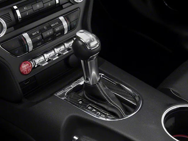2015-2023 Mustang SpeedForm Automatic Shifter Trim; Carbon Fiber Style