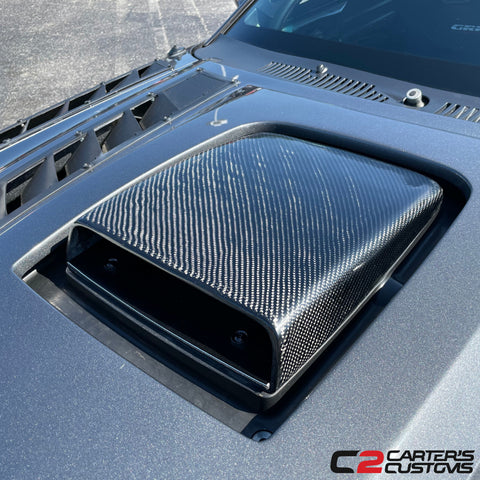 Carter's Customs Carbon Fiber Mach 1 Shaker Hood Scoop