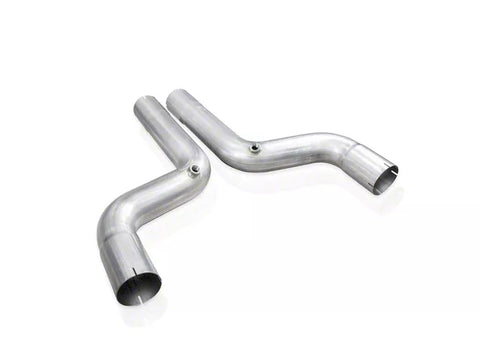 2015-2025 Mustang GT, Dark Horse w/ Stainless Power or Works Long Tube Headers Stainless Works Header Lead Pipe Kit; Aftermarket Connect