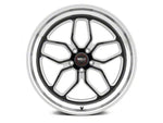 2005-2025 WELD Performance Laguna Drag Gloss Black Milled Wheel; Rear Only; 18x10; 45mm Offset