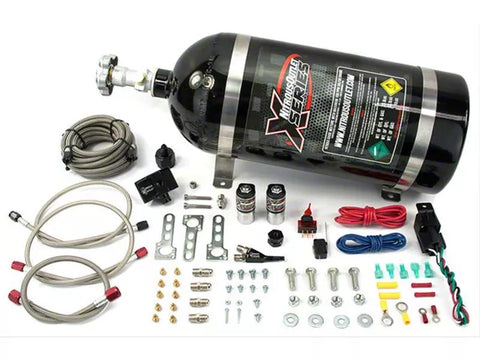 2005-2010 Nitrous Outlet X-Series Single Nozzle System; 10 lb. Bottle