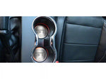 2015-2023 Mustang GT Style; Cup Holder Accent Plates; 2-Piece