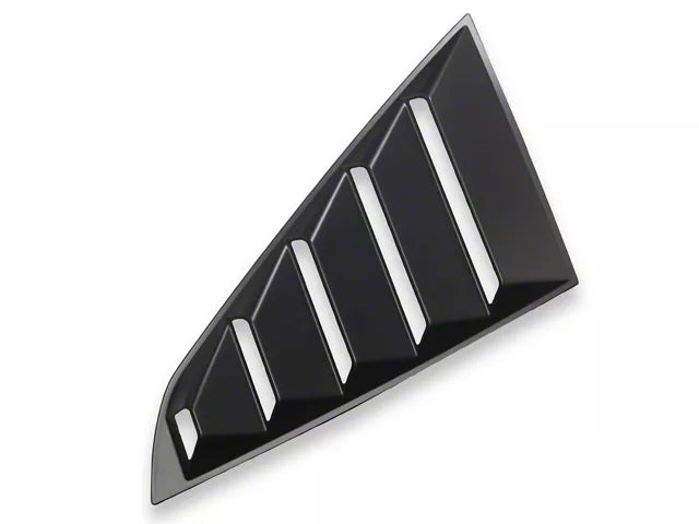 2024-2025 Mustang SpeedForm Vintage Quarter Window Louvers Matte Black
