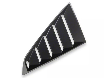 2024-2025 Mustang SpeedForm Vintage Quarter Window Louvers Matte Black