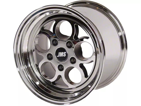 1994-2025 JMS Savage Series White Chrome Wheel; Front Only; 17x4.5; -24.75mm Offset