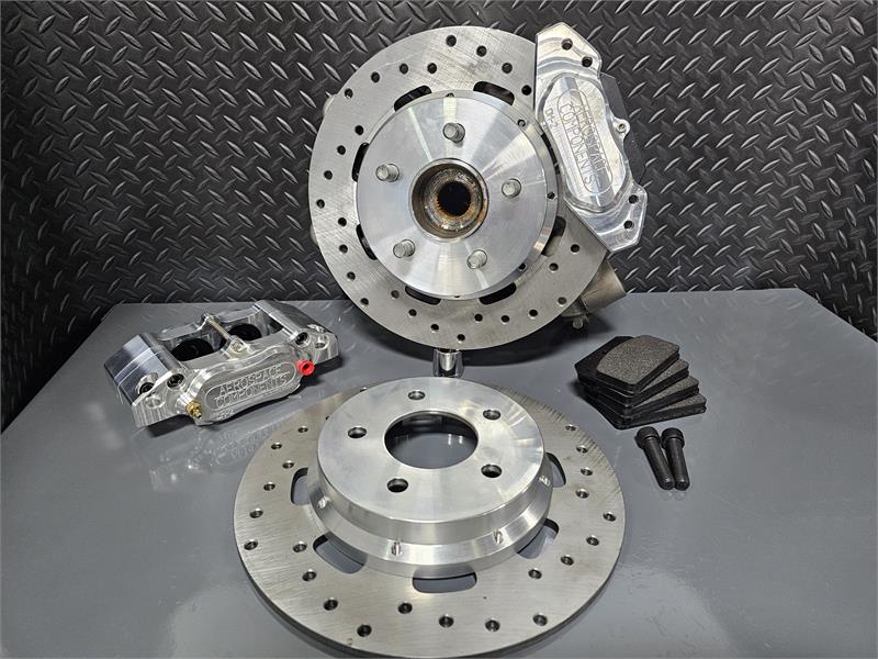 2024-2026 Mustang Dark Horse/ Performance Package Direct Bolt on Rear Drag Race Brake - Aerospace Components