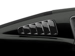 2010-2014 Classic Quarter Window Louvers; Gloss Black