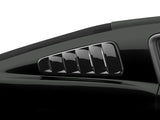 2010-2014 Classic Quarter Window Louvers; Gloss Black