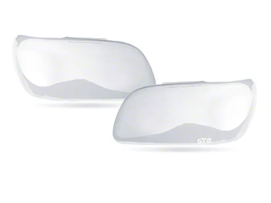2010-2012 Headlight Covers; Clear
