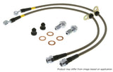 2005-2014 StopTech Stainless Steel Braided Brake Line Kit; Front