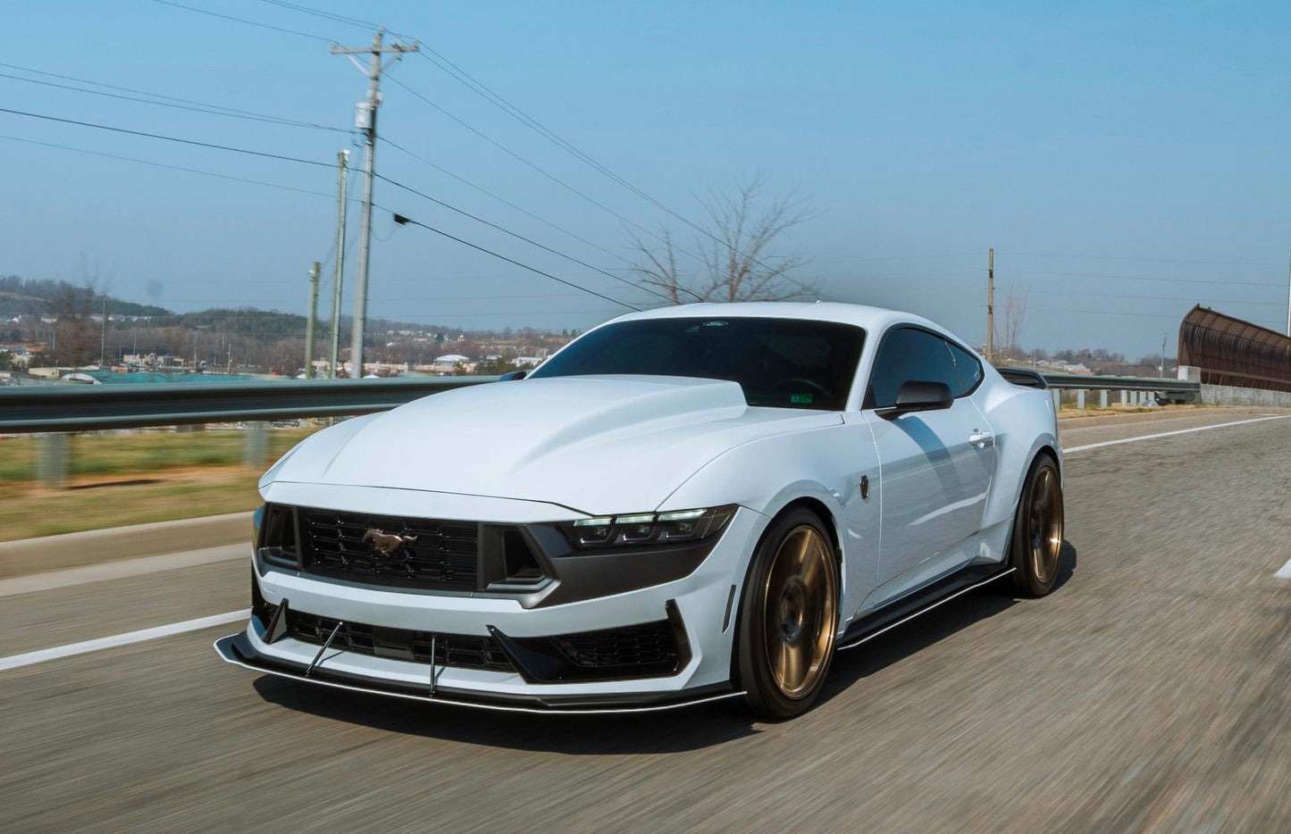 2024-205 Ford Mustang Cervini 4inch Cowl Hood