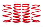 2015-2025 Mustang w/o MagneRide BMR Front and Rear Lowering Springs; Drag Version; Red